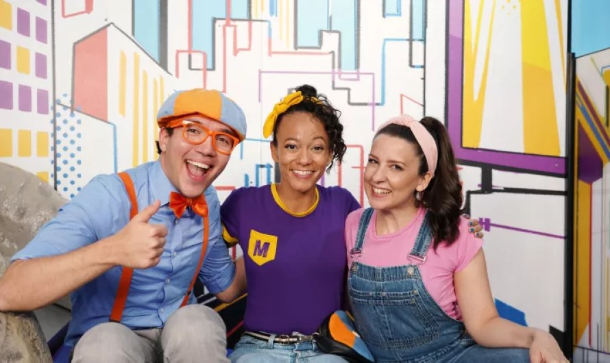 Blippi and Ms. Rachel