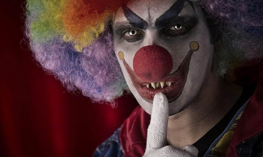 Coulrophobia clown scary UK