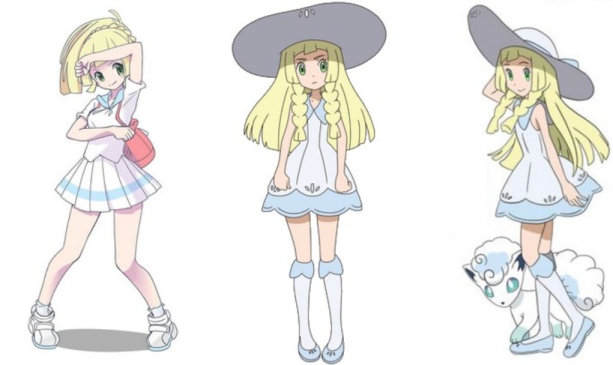 Lillie Pokémon Girls From the Anime