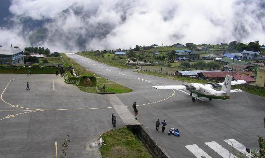 Lukla Airport in Nepal