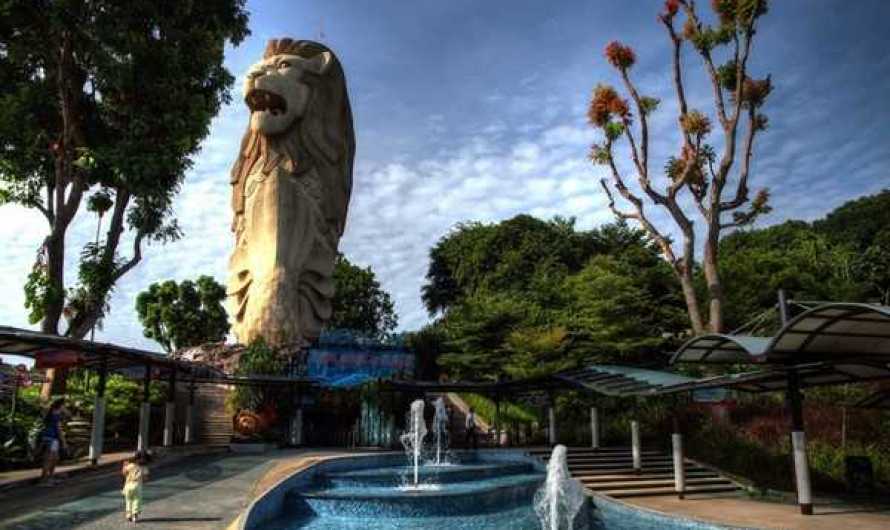 The Merlion of Sentosa