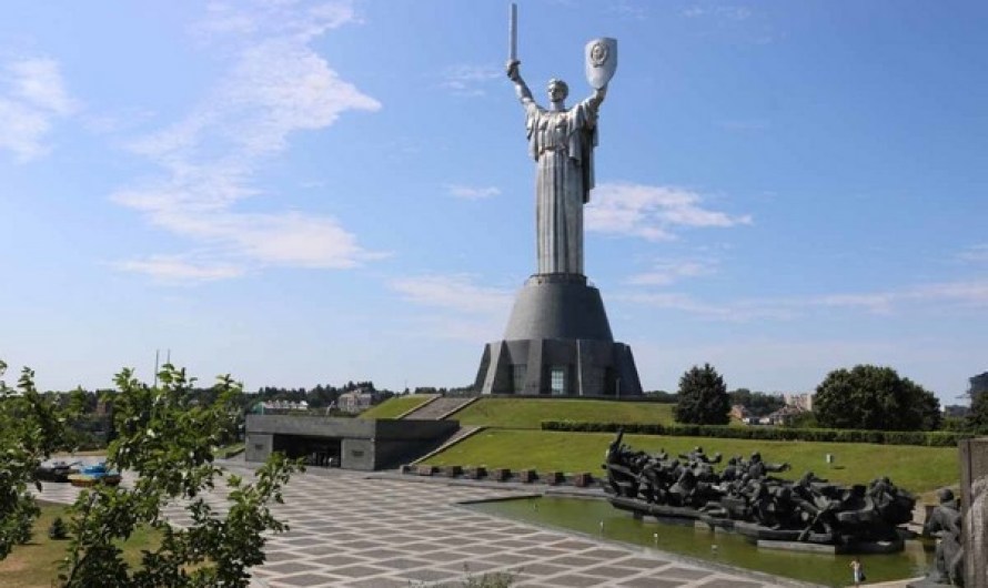 Motherland Monument in Kiev-Ukraine