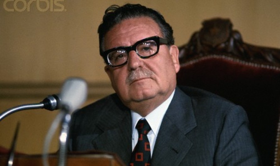 Chilean President Salvador Allende in Press Conference